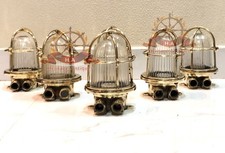 Old Brass Bulkhead Lights