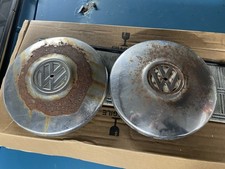 VW Volkswagen Camper Beetle Wheel Trim Caps (2) Hubcaps Retro Classic Vintage 