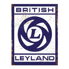 Metal Tin Sign Plaque British