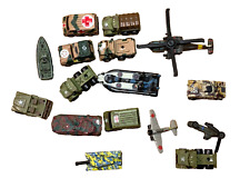 galoob micro machines army jeep USMC humvee 6 wheel trucks semi 1/87 toys bundle