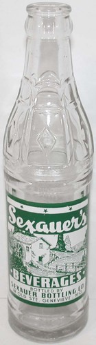 Vintage acl soda pop bottle - pop,