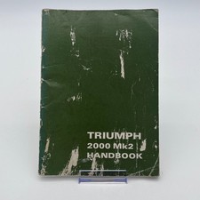 Triumph 2000 Mk2 Owner’s