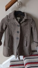 H&m Spotted Long Coat 5/6 y