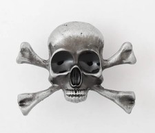 SKULL AND CROSSBONES BIKER