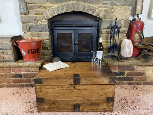 Old antique pine - old, chest