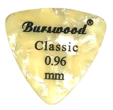 NEW 0.96 mm BURSWOOD CLASSIC GUITAR PICK PLECTRUM wh