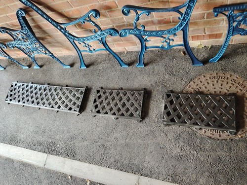 Set cast iron garden - cast, bench