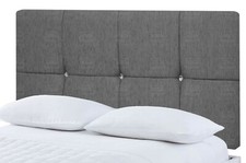 HEADBOARD CHENILLE DELUXE 20" HIGH | SINGLE | DOUBLE | KINGSIZE | 8 COLOURS