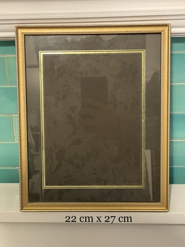 Vintage golden photo frame - golden,