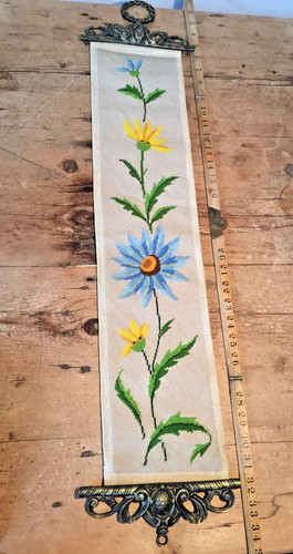 Completed cross stitch spring - cross,