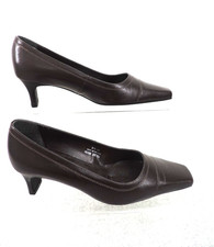 Marks & Spencer Brown Footglove Shoes - Size 5.5 UK (EU 38.5) W - Thames Hospice