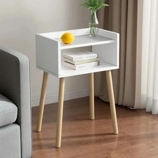 Wooden bedside table bedroom - wooden,