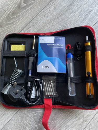 Digital soldering iron 90w set - digital,