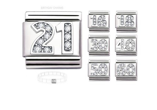 Birthday charm personalised - birthday,