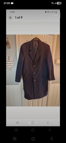 Vintage crombie style overcoat - vintage,