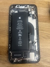 Genuine Apple iPhone XR Black Rear housing Chassis with Original Parts. BLACK.