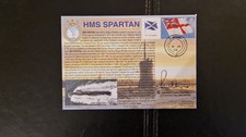 2006 Royal Naval Covers Series Eight No 9 HMS Spartan signed P V Haltoni No 21 o