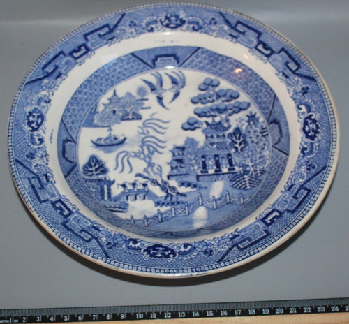 Antique ironstone china blue - china, &