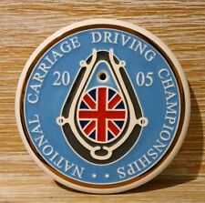 National Carriage Driving Championships 2005 Ceramic Plaque 12.25cm Dia (B.10)