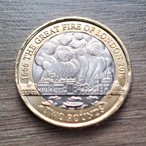 2016 two pounds coin - £2,