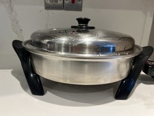 Saladmaster 316ti Titanium Stainless 12” Oil Core Electric Skillet