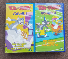 TOM AND JERRY VOLUME 1 and 4 VHS TESTED