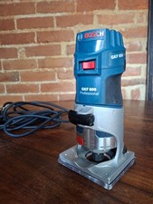 Bosch GKF 600 110V Professional Palm Router + 12 bits - all cased, barely used!