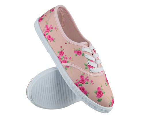Ladies flat lace - flat, up