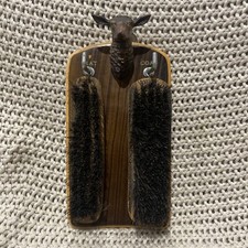 Vintage Vanity Clothes/hat Brush Set Wall Hanging