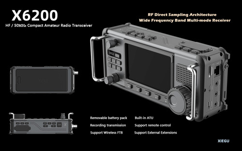 Xiegu x6200 50mhz ssb - xiegu,