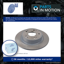 2x Brake Discs Pair Solid fits HONDA ACCORD CU1, CW1 2.0 Rear 08 to 15 R20A3 Set