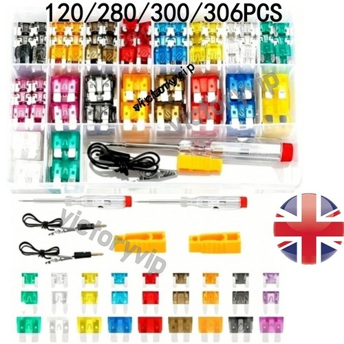 306 120pc car fuses assorted - 306/120pc,