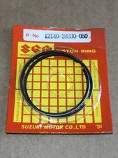 Suzuki GP100 TS100ER GT200 NOS OEM Piston Ring Set (0.5mm O/S) 12140-28630-050