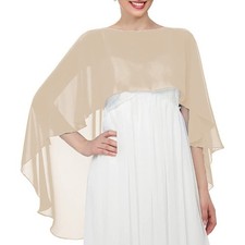 Simple Evening Shawl Multiuse Shoulder Wrap Easy Slip On Design Scarf For Women