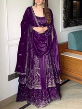Anarkali Suits Pure Cinon Silk