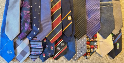 Vintage men ties mixed - men’s,