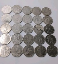 JOBLOT X 25 - 50p coin Fifty