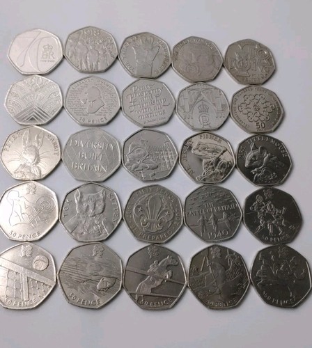 Joblot 50p coin - joblot, 25