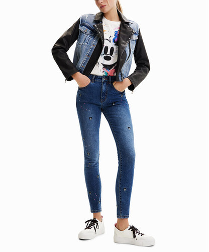 Desigual women denim mickey - women's,