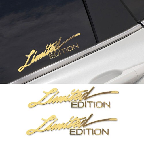 Limited edition logo - 2x, 3d