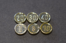 Lego 70501 97053 15629 Coin Select Number 1,2,5,10,20,30,40 Pack of 1