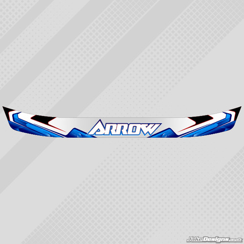 Arrow style helmet visor - style,