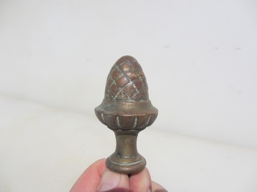Antique brass furniture finial - antique,