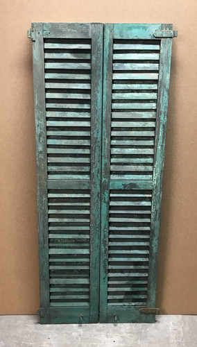 Antique pair vtg shabby - pair, wood