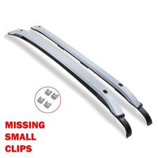 RD3421 SILVER ROOF RAILS ALUMINIUM LUGGAGE RACK FOR FORD RANGER T9 2023+