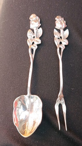 Vintage 835 silver rose - vintage,