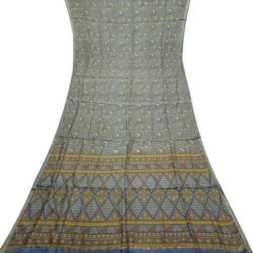 Vintage blue sarees 100 pure - blue,