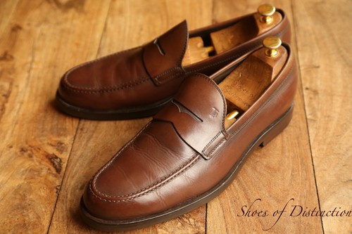 Tod brown leather - leather, penny