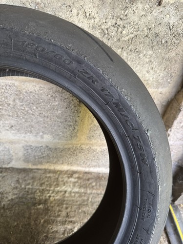 Race motorcycle tyre scrubs - motorcycle,