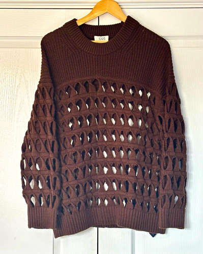 Cos brown open knit - cos,
